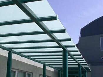 Awning Tempered Glass